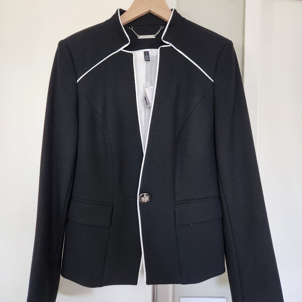 WHBM NWT Black Blazer Size 0